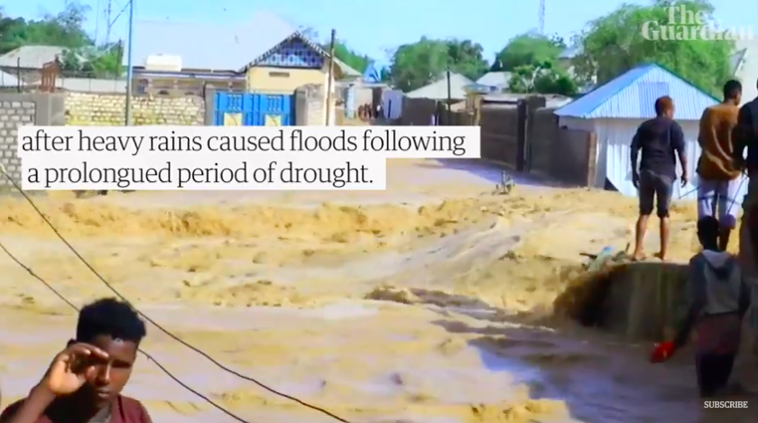 Floods hit Somalia after worst drought in four decades